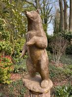 Beer, Goud, vijver, gazon, dierentuin, 120cm, Tuin en Terras, Tuinbeelden, Ophalen, Nieuw, Kunststof, Dierenbeeld