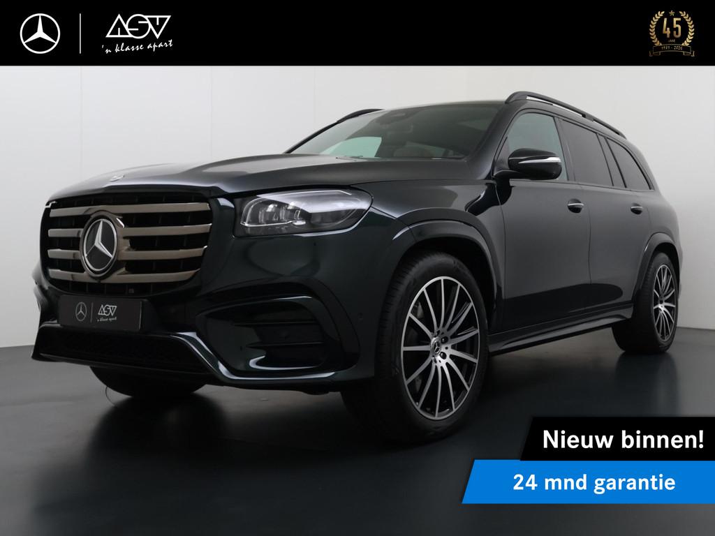 Mercedes-Benz GLS 450 4MATIC AMG Line 7-persoons | Panorama, Stof, Gebruikt, Beige, 367 pk