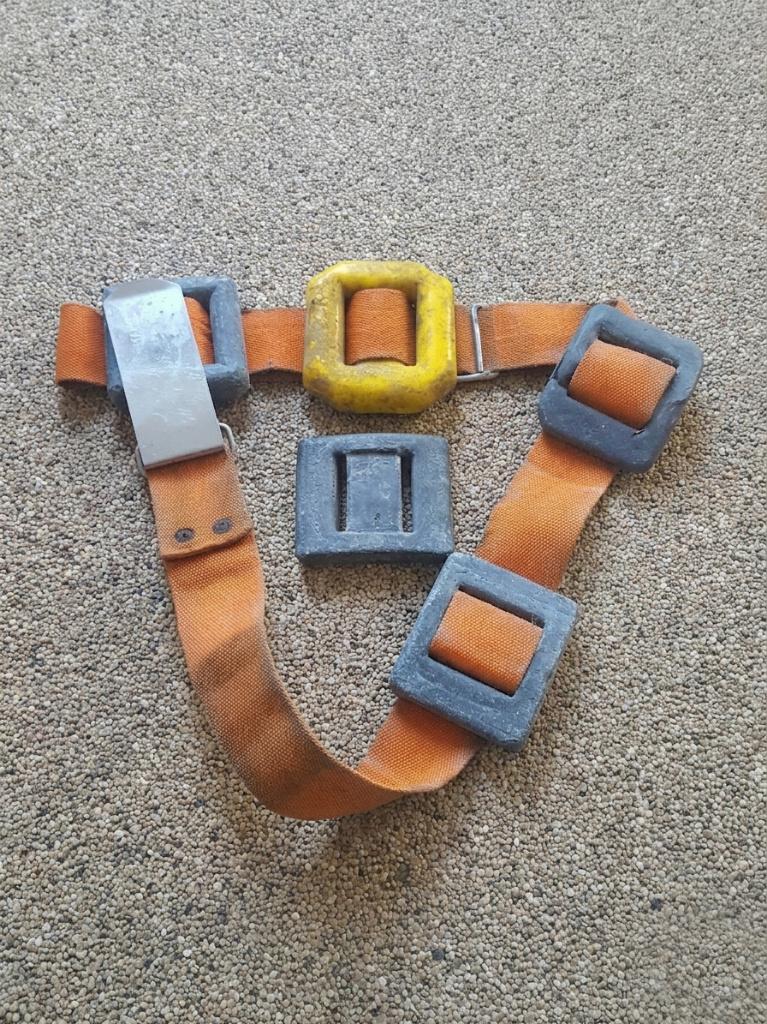 Mares Duikgordel / Loodgordel - Inclusief 5 Blokken Lood, Watersport en Boten, Duiken, Ophalen, Gebruikt, Lood of Loodgordel