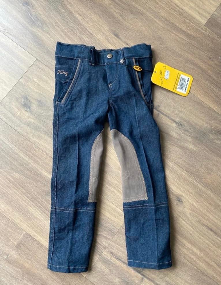 Paardrijbroek HKM maat 104, Dieren en Toebehoren, Paardrijkleding, Ophalen, Kinderen, Dressuur, Nieuw