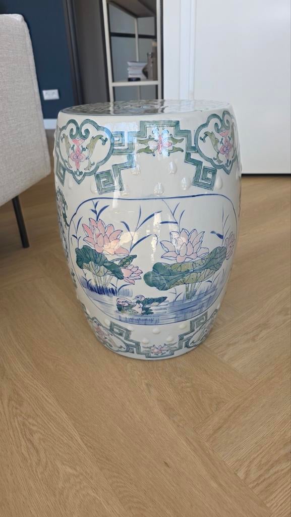 Chinese porseleinen,  keramiek kruk bijzettafel gardenstool, Ophalen