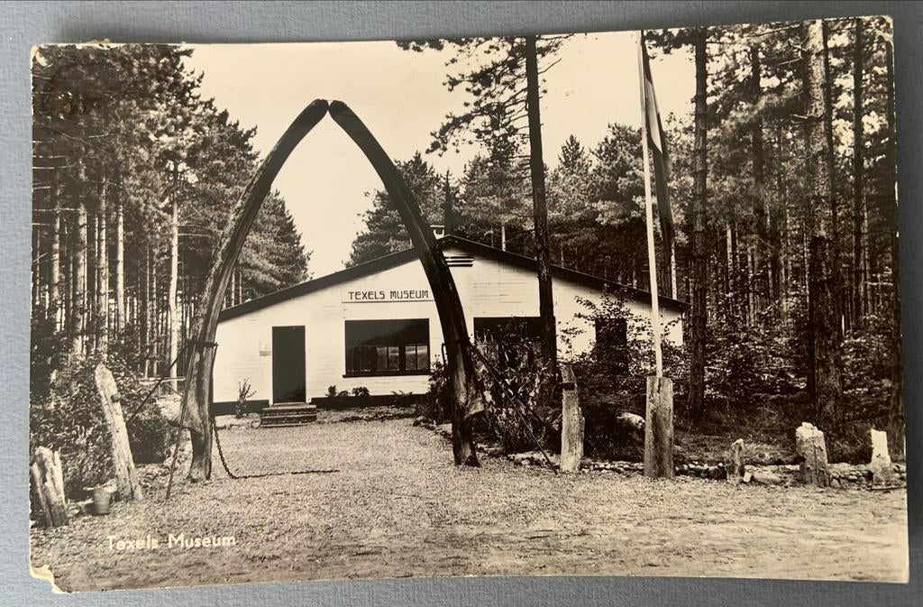 Texels Museum Den Burg, 1962, Ophalen of Verzenden, 1960 tot 1980, Gelopen, Waddeneilanden