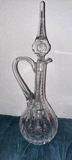Antiek kristallen karaf met stop, Ophalen of Verzenden