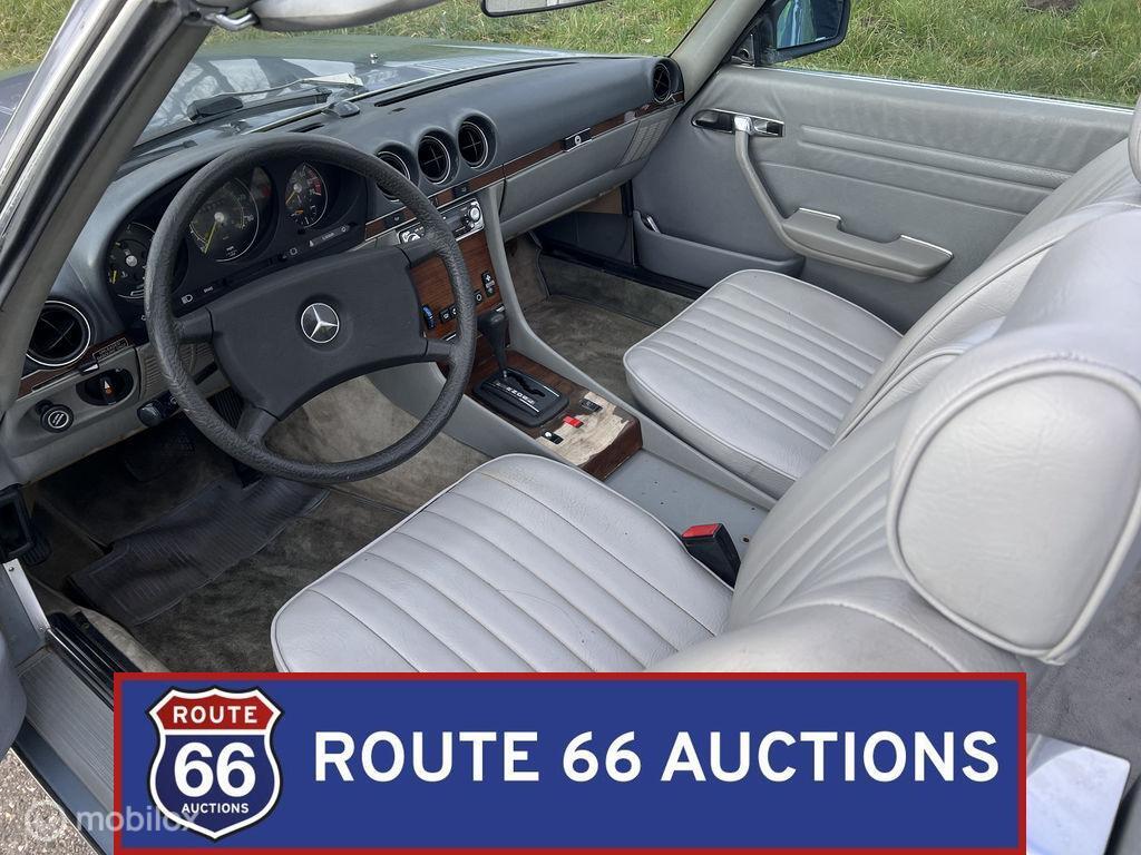 Mercedes-Benz 380 SL | 1982 | Route 66 Auctions, Overige carrosserieën, Zwart, Mercedes-Benz, Bedrijf