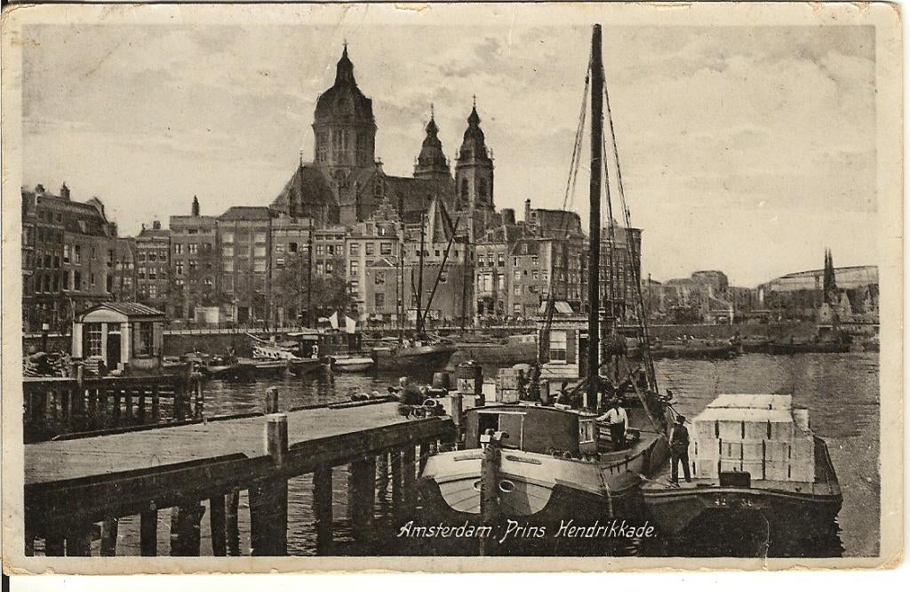 TW4022 Amsterdam 1926 Pr. Hendrikkade (adr Maria Oord Gennep, Verzenden, 1920 tot 1940, Gelopen, Limburg