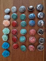 NIEUW Grote drukknopen voor de drukknopen armbanden, Overige materialen, Nieuw, 4 bedels of meer, Ophalen