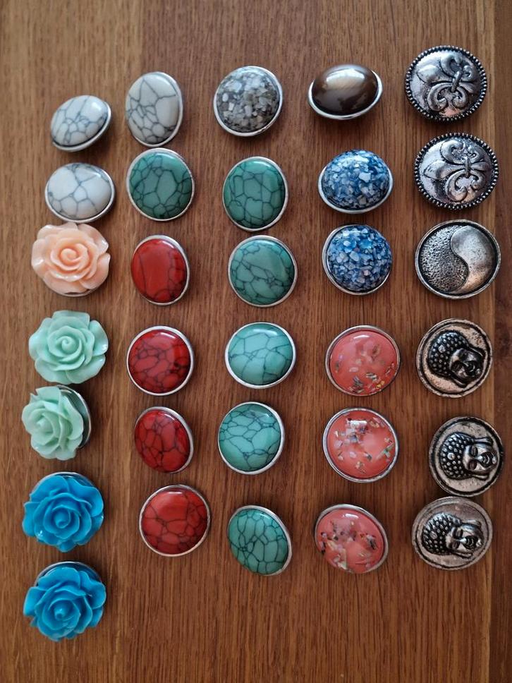 NIEUW Grote drukknopen voor de drukknopen armbanden, Sieraden, Tassen en Uiterlijk, Bedels, Nieuw, Overige merken, Overige materialen