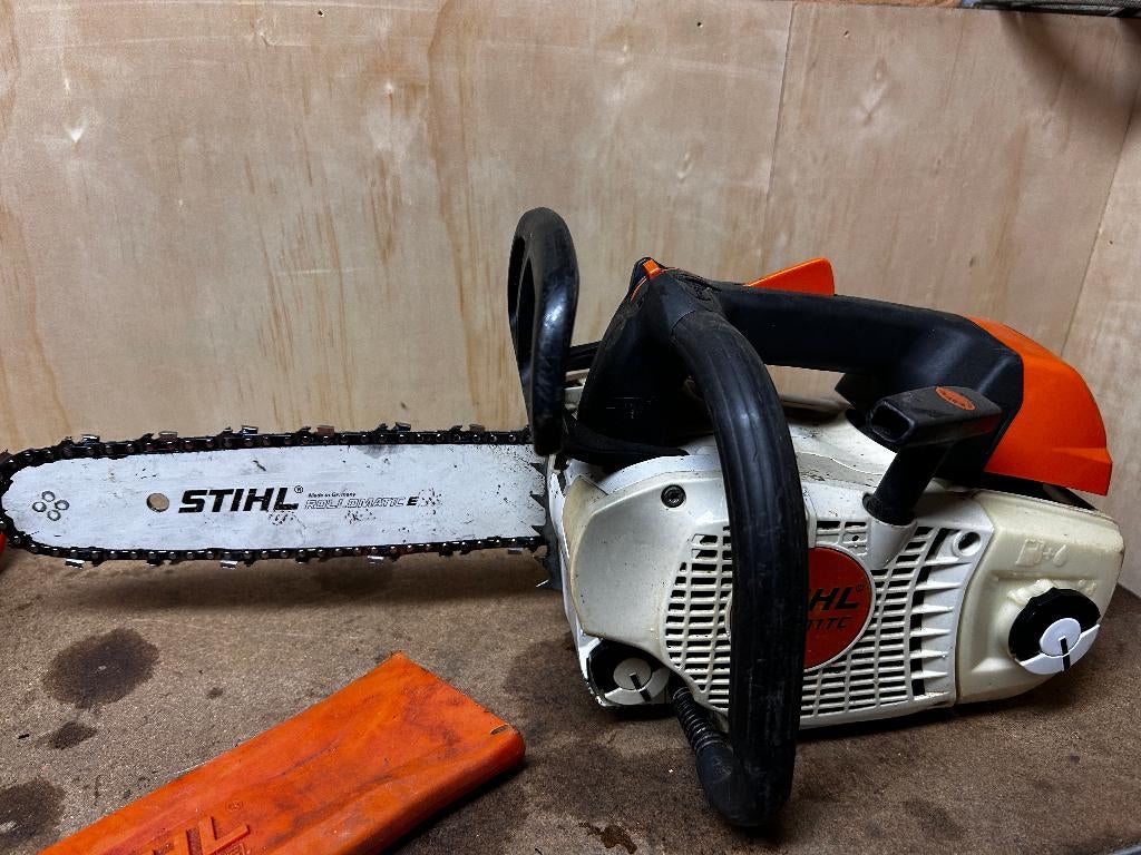kettingzaag stihl ms 201 t tophendel zaag zeer nette staat, Ophalen, Zo goed als nieuw