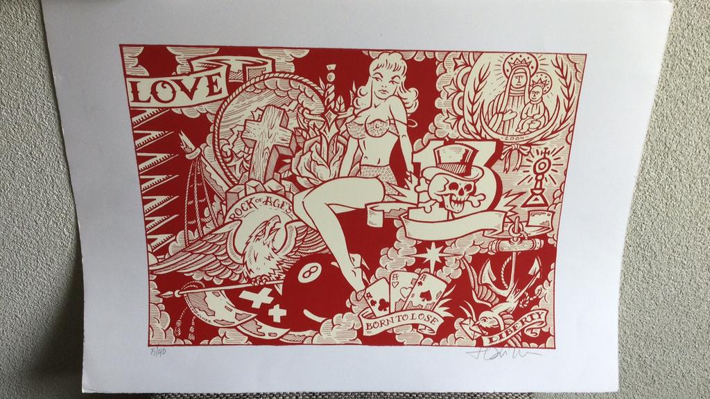 Henk Schiffmacher “Rock of Ages 2007” (red), Ophalen of Verzenden