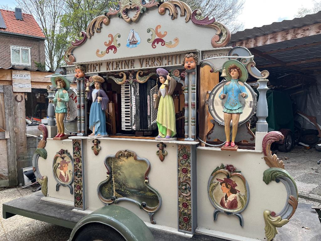 Draaiorgel, Ophalen, Gebruikt