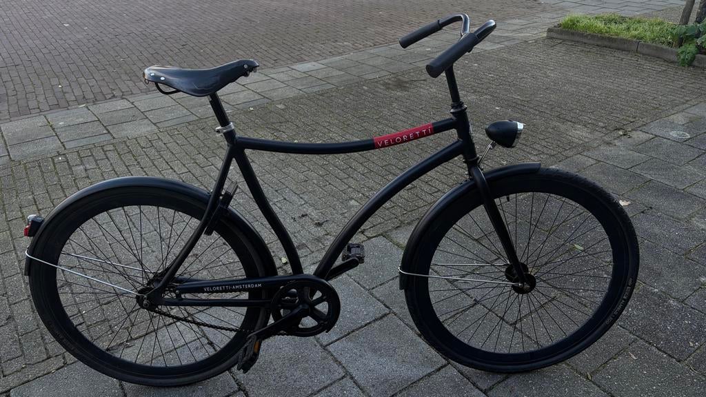 Veloretti Caféracer - Stijlvolle herenfiets €100, Fietsen en Brommers, Fietsen | Heren | Herenfietsen, 53 tot 57 cm, Ophalen of Verzenden