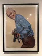 Ingelijst schietbaan target Belgische politie (Mancave item), Ophalen, Nieuw