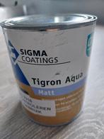 Sigma Tigron Aqua Matt 1l Ral 7016 antraciet Sigma S2U Nova, Overige kleuren, Ophalen of Verzenden, Zo goed als nieuw, Lak