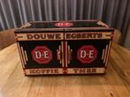Groot Douwe Egberts bewaarblik / kast, Verzamelen, Blikken, Ophalen of Verzenden, Gebruikt, Koffie, Douwe Egberts