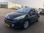 Peugeot 207 1.6 VTI 16V 5DR 2008 Zwart, Auto's, Voorwielaandrijving, Stof, 4 cilinders, Elektrische buitenspiegels