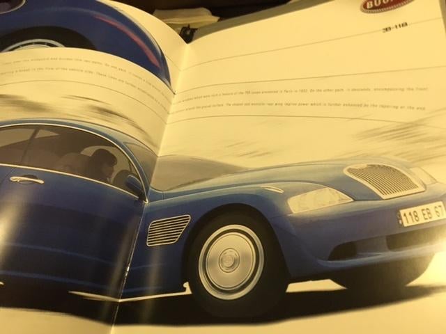 Bugatti EB 16.4 Veyron fraaie originele persmap '00 '01, Ophalen, Zo goed als nieuw, Mercedes