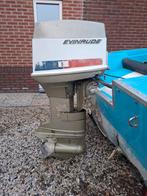 Evinrude 60pk langstaart buitenboordmotor 3cilinder, Ophalen, Gebruikt, Benzine, 30 pk of meer