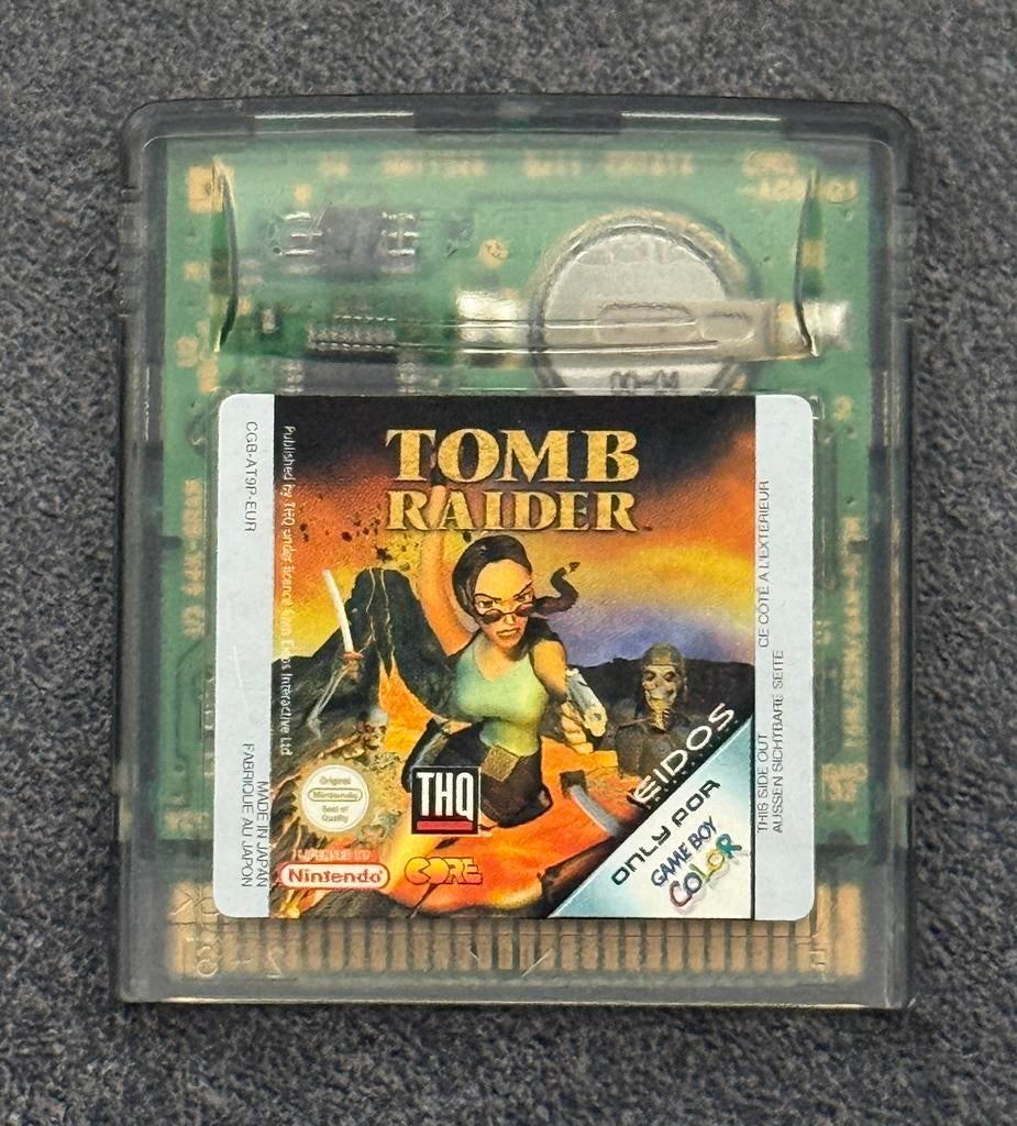 Orginele Tomb Raider voor GameBoy Color, collectors item!, Spelcomputers en Games, Games | Nintendo Game Boy, Avontuur en Actie