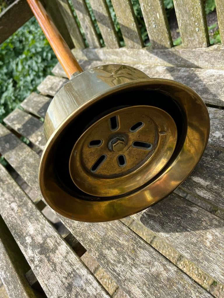 Wasstamper/wasklopper/antiek/koper/hout, Antiek en Kunst, Ophalen