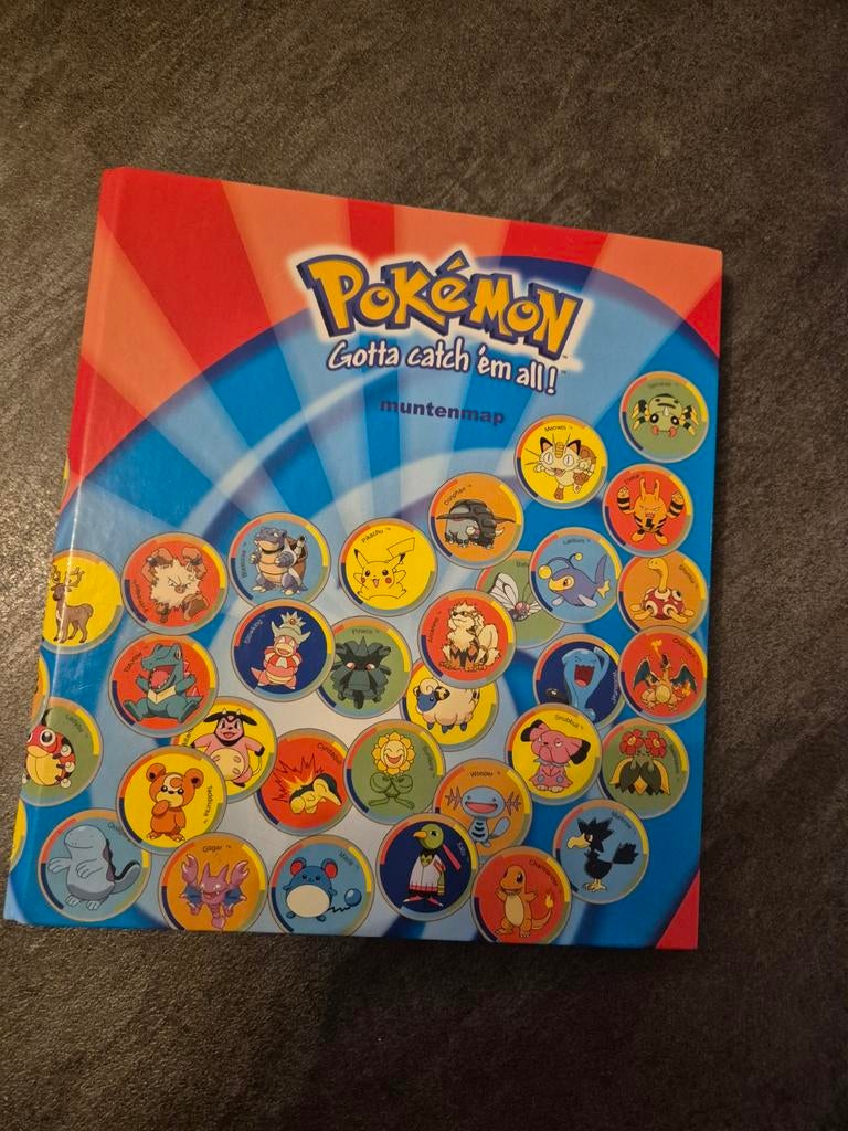 Pokemon muntenmap 2001, Ophalen of Verzenden, Losse flippo's
