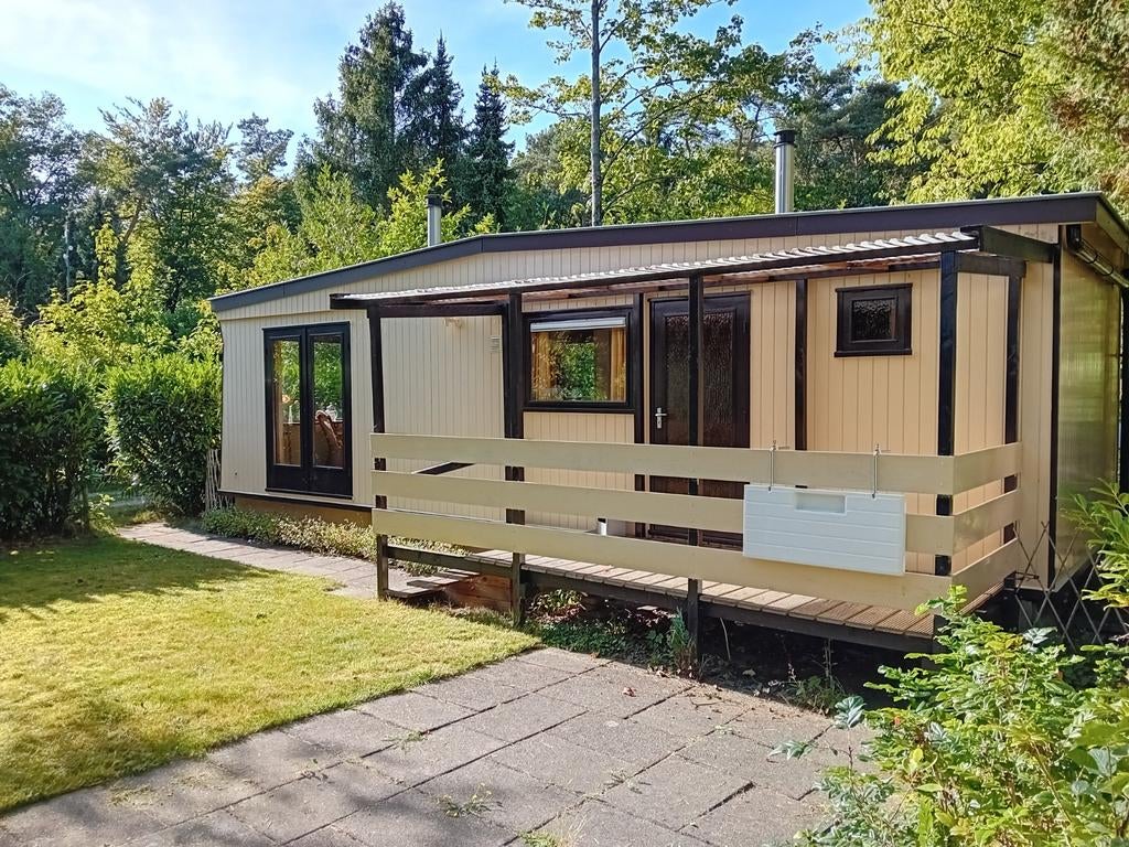 Chalet/stacaravan met tuin