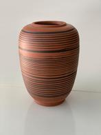 Vintage handgemaakte terra cotta vaas jaren 60, Ophalen of Verzenden