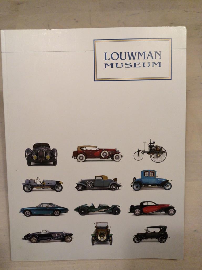 Louwman Museum Boekje - Klassieke Auto's, Ophalen of Verzenden, Zo goed als nieuw, Algemeen, Onbekend