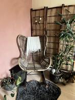 Rotan schommel stoel, Ophalen, Gebruikt, Bruin, Hout