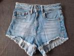 Korte spijkerbroek H&M Divided maat 32 ( XXS), H&M, Kort, Blauw, Ophalen of Verzenden