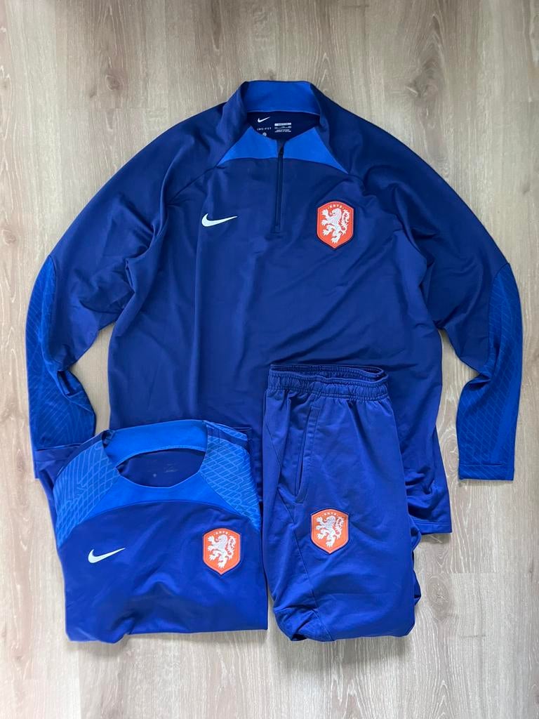 Nederlands elftal trainingspak met shirt  Maat XXL/XL, Blauw, Maat 56/58 (XL), Ophalen of Verzenden, Nike