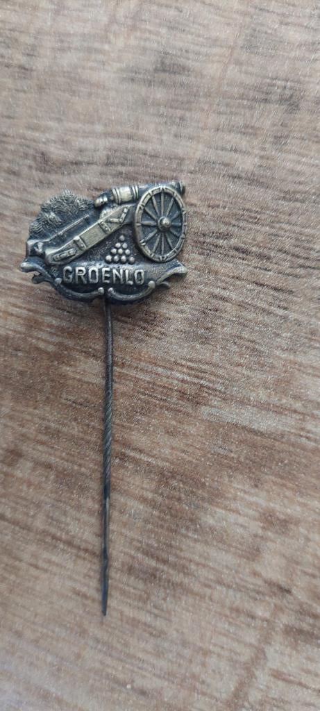 Vintage Speldje Groenlo Kanon, Ophalen of Verzenden, Gebruikt, Stad of Land, Speldje of Pin