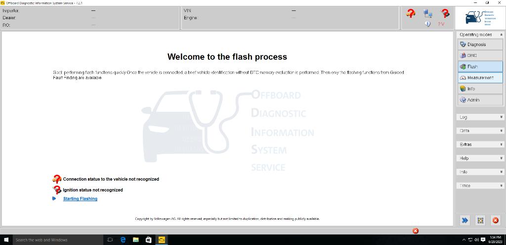 ODIS  v 7.2.1 vmware, dus al geïnstalleerd, Verzenden