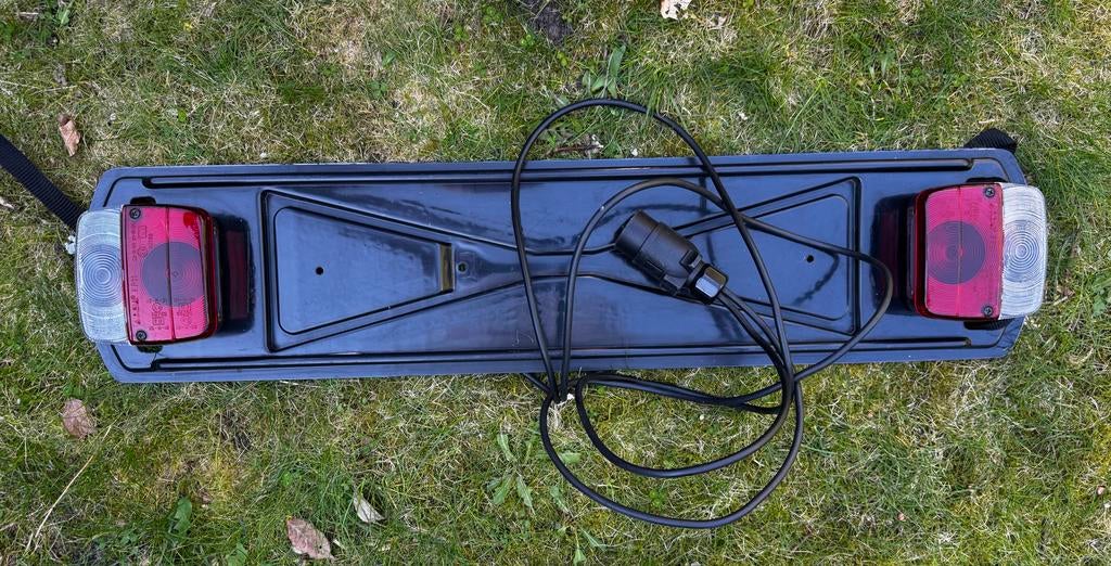 Verlichtingsbalk nummerplaathouder voor drager of aanhanger, Auto diversen, Fietsendragers, Ophalen, Nieuw, Fietsendrager-accessoire