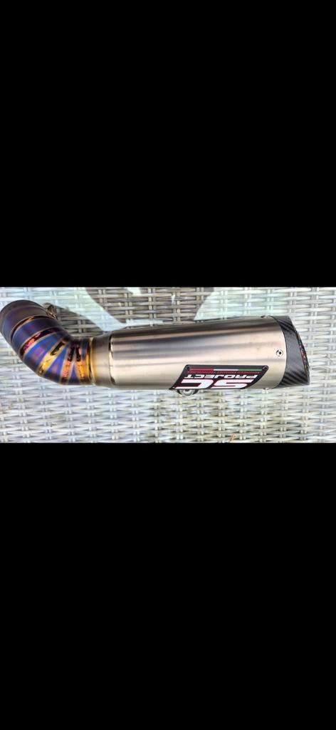 SC PROJECT S1 TITANIUM UITLAAT DUCATI, Ophalen