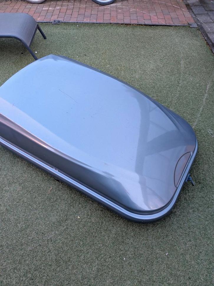 Dakkoffer FL 420 liter - Ruime bagagebox met gebruikssporen, Auto diversen, Dakkoffers, Gebruikt, Ophalen of Verzenden