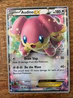 Pokémon Audino EX kaart, Hobby en Vrije tijd, Verzamelkaartspellen | Pokémon, Ophalen of Verzenden, Zo goed als nieuw, Losse kaart