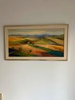 Schilderij Toscane Landschap 135 cm x 75 cm, Antiek en Kunst, Kunst | Schilderijen | Klassiek, Ophalen