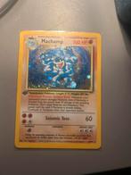 Machamp Holo 1995 8/102 1st Edition Pokémon Kaart, Ophalen of Verzenden, Gebruikt, Losse kaart, Foil