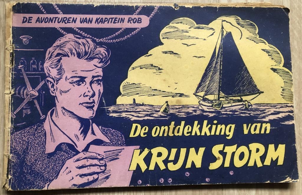 PIETER KUHN - KAPITEIN ROB - DE ONTDEKKING VAN KRIJN S, Eén stripboek, Ophalen of Verzenden, Zo goed als nieuw, Pieter Kuhn