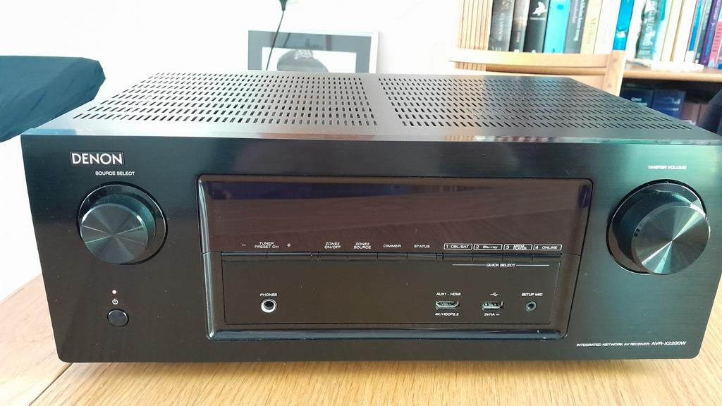 Denon AVR-X2200W Meerkanaalsversterker, Ophalen of Verzenden, 120 watt of meer, Denon