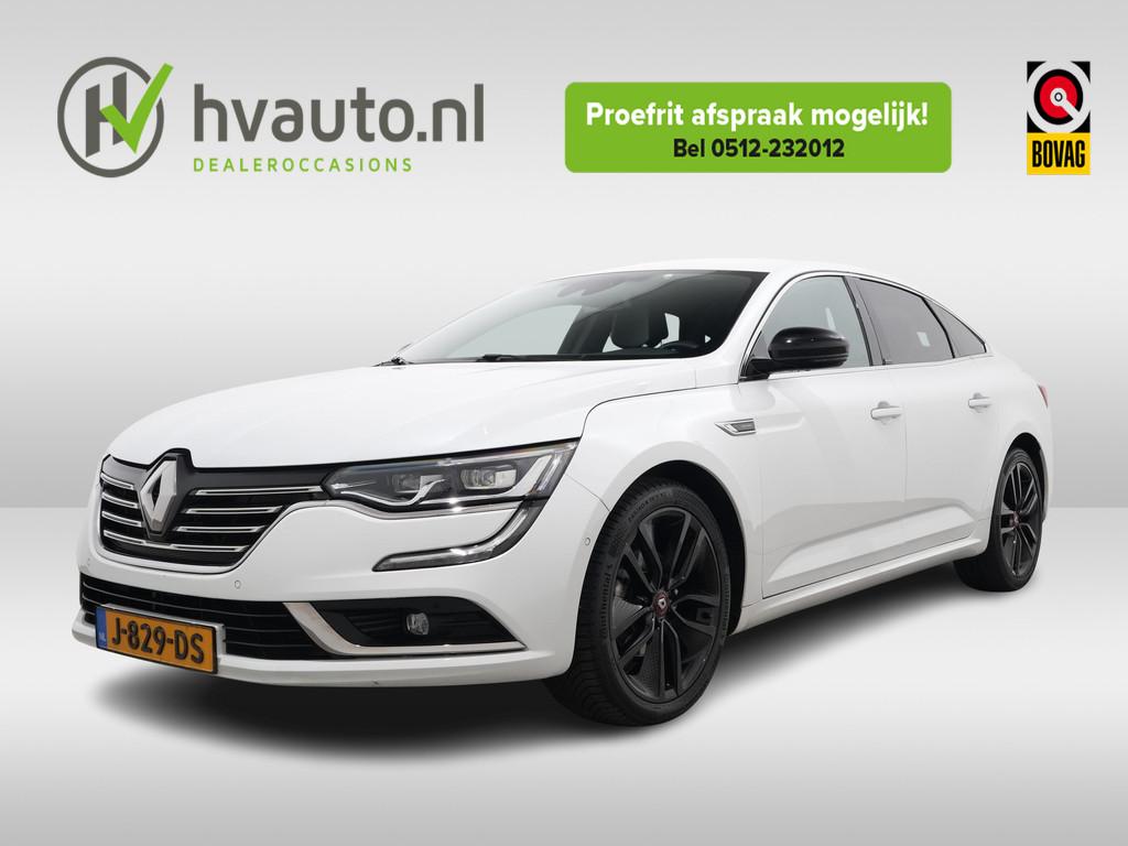 Renault Talisman TCE 160PK S-EDITION EDC | Leer | 4CONTROL |, Auto's, Renault, 4 cilinders, Wit, 1376 kg, Sedan