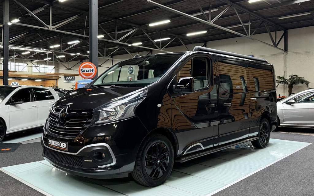 Renault Trafic 1.6 Edition! Dubbele schuifdeur! Cruise! Leer, 145 pk, Gebruikt, Zwart, Leder
