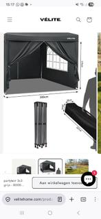 partytent met stevig frame 3x3, Ophalen, Nieuw