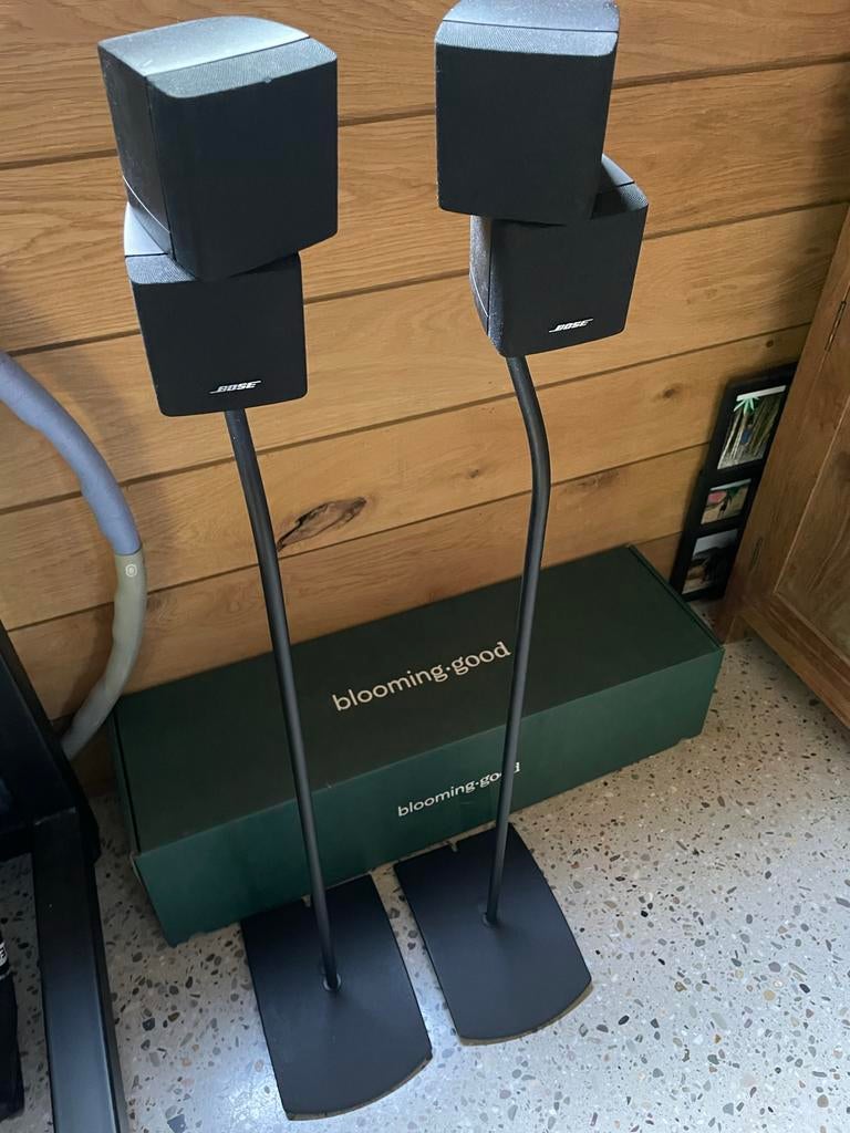 Bose Acoustimass Cube Speakers met Stands, Audio, Tv en Foto, Luidsprekers, Gebruikt, Ophalen of Verzenden, Bose, Minder dan 60 watt