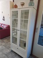 Witte vitrine kast, Huis en Inrichting, Kasten | Vitrinekasten, Ophalen