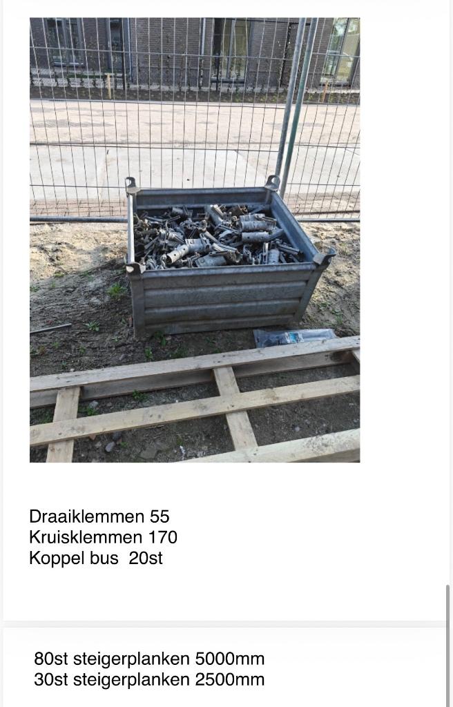 Steiger, Ophalen, Gebruikt, Gevelsteiger, 5 meter of hoger