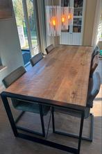 Complete Meubelset: Eettafel met 6 stoelen, TV-meubel & Kast, Huis en Inrichting, Tafels | Eettafels, Ophalen, Gebruikt, 100 tot 150 cm