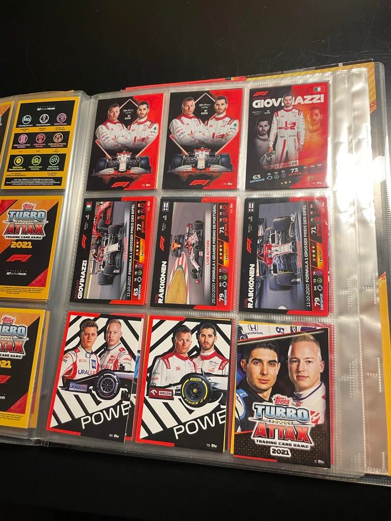 Topps Turbo Attax 2021 F1 Kaarten Verzameling, Ophalen of Verzenden, Zo goed als nieuw, Formule 1