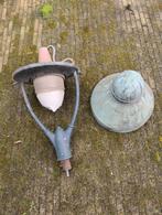 Grote lamp met koperen kap, Ophalen, Gebruikt, Staande lamp, Netvoeding