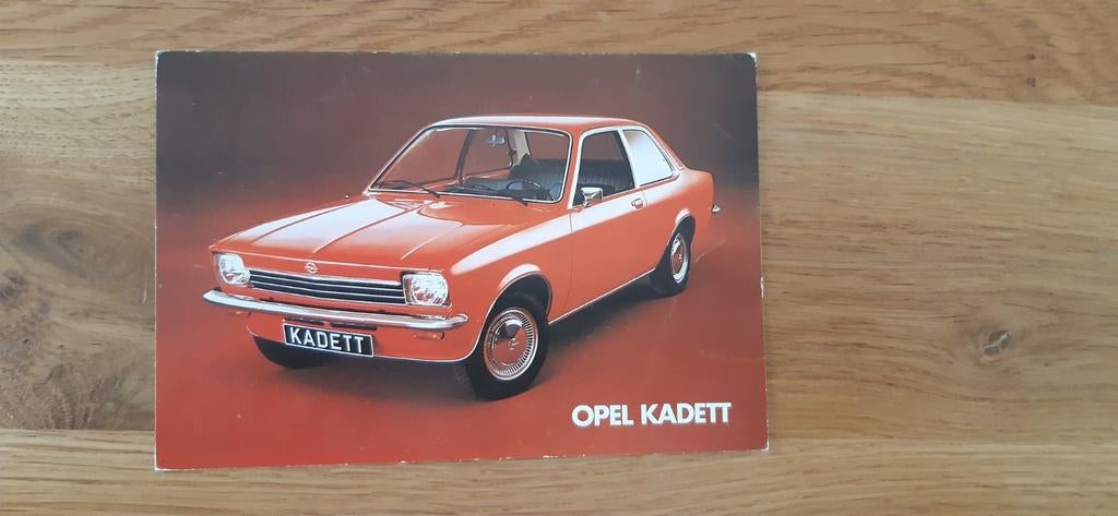 Opel Kadet reclame kaart, Verzamelen, Ophalen of Verzenden, 1960 tot 1980, Ongelopen, Voertuig